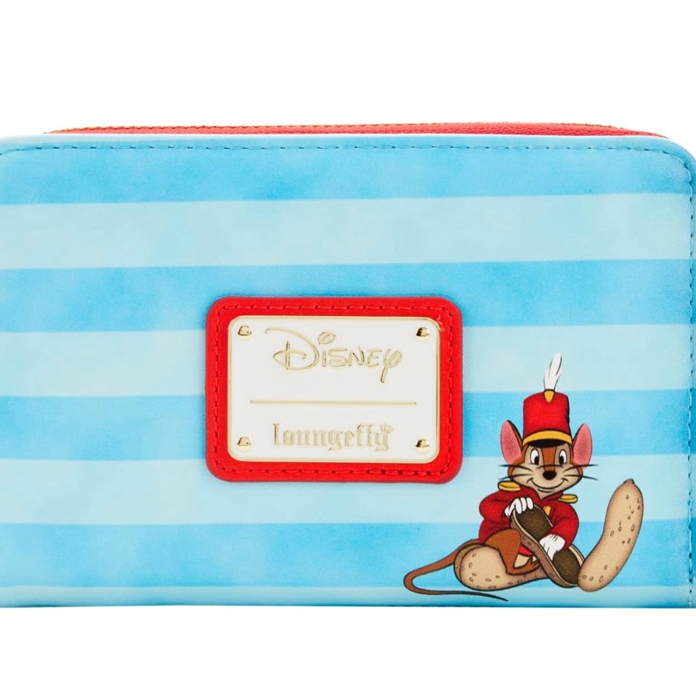 LOUNGEFLY DISNEY DUMBO BOOK SERIES ZIP AROUND WALLET